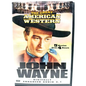 The Great American Western JOHN WAYNE DVD 5 Fun Western Movies